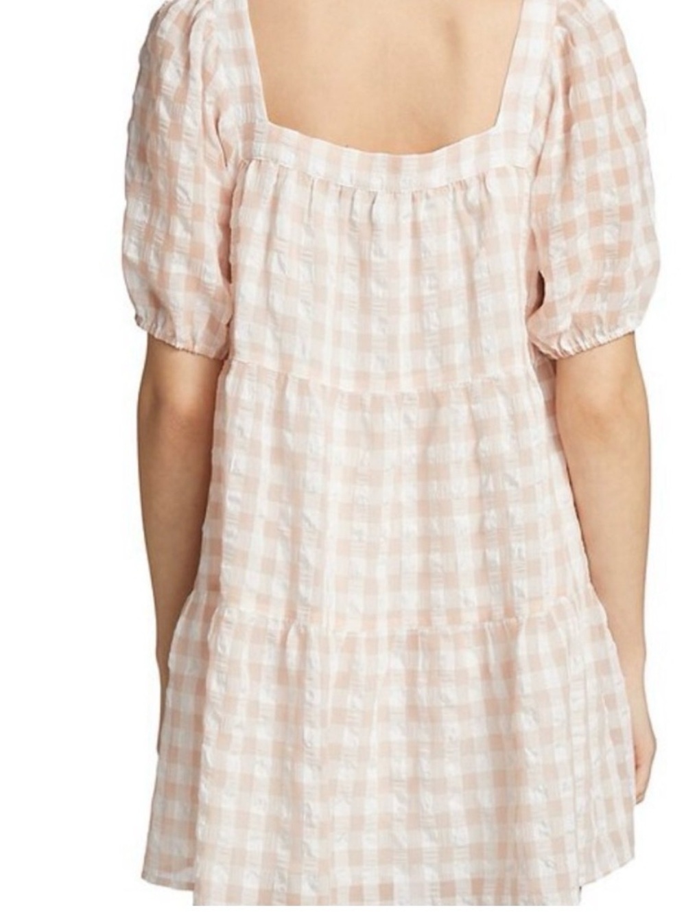 En Saison pink & White Gingham Sundress - Picture 3 of 7